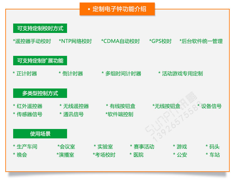 NTP網絡自動校時電子鐘定制指導