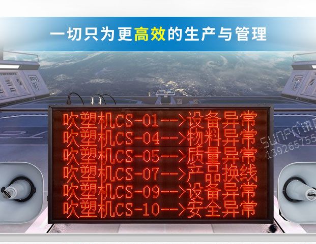 無線安燈呼叫系統-汽車裝配線機臺狀態報警監控Andon電子看板