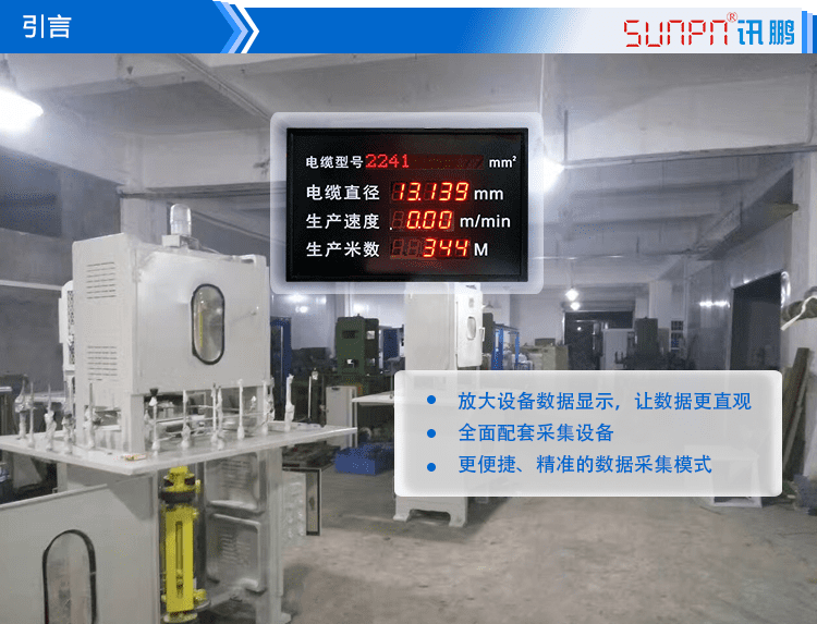 線纜線徑通訊顯示屏產品引言