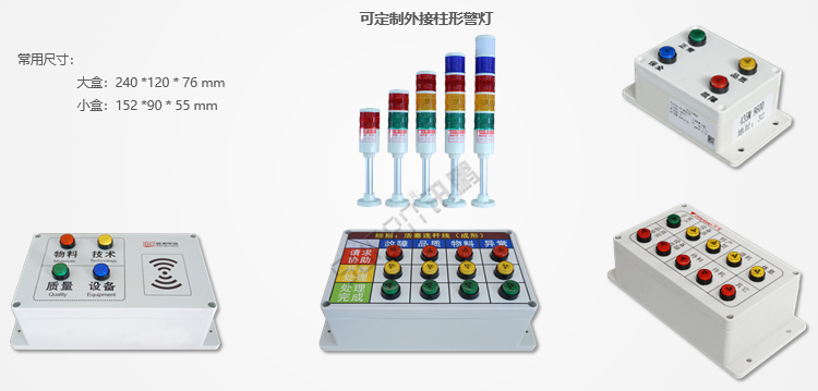 定制無線安燈系統(tǒng)按鈕盒