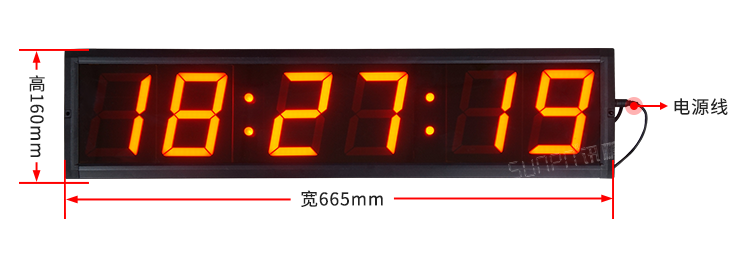NTP電子鐘產品實拍