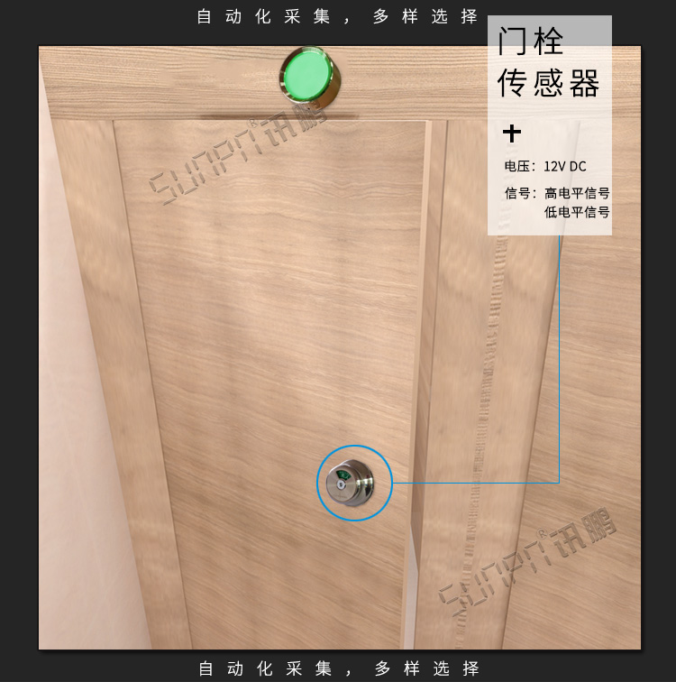 公廁有人無人狀態顯示燈數據采集