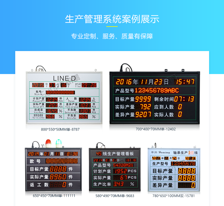車間LED電子看板應(yīng)用案例