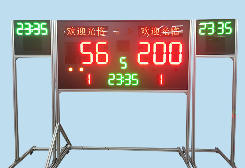 定制籃球網球LED比分牌顯示系統_比賽計分計時器顯示屏