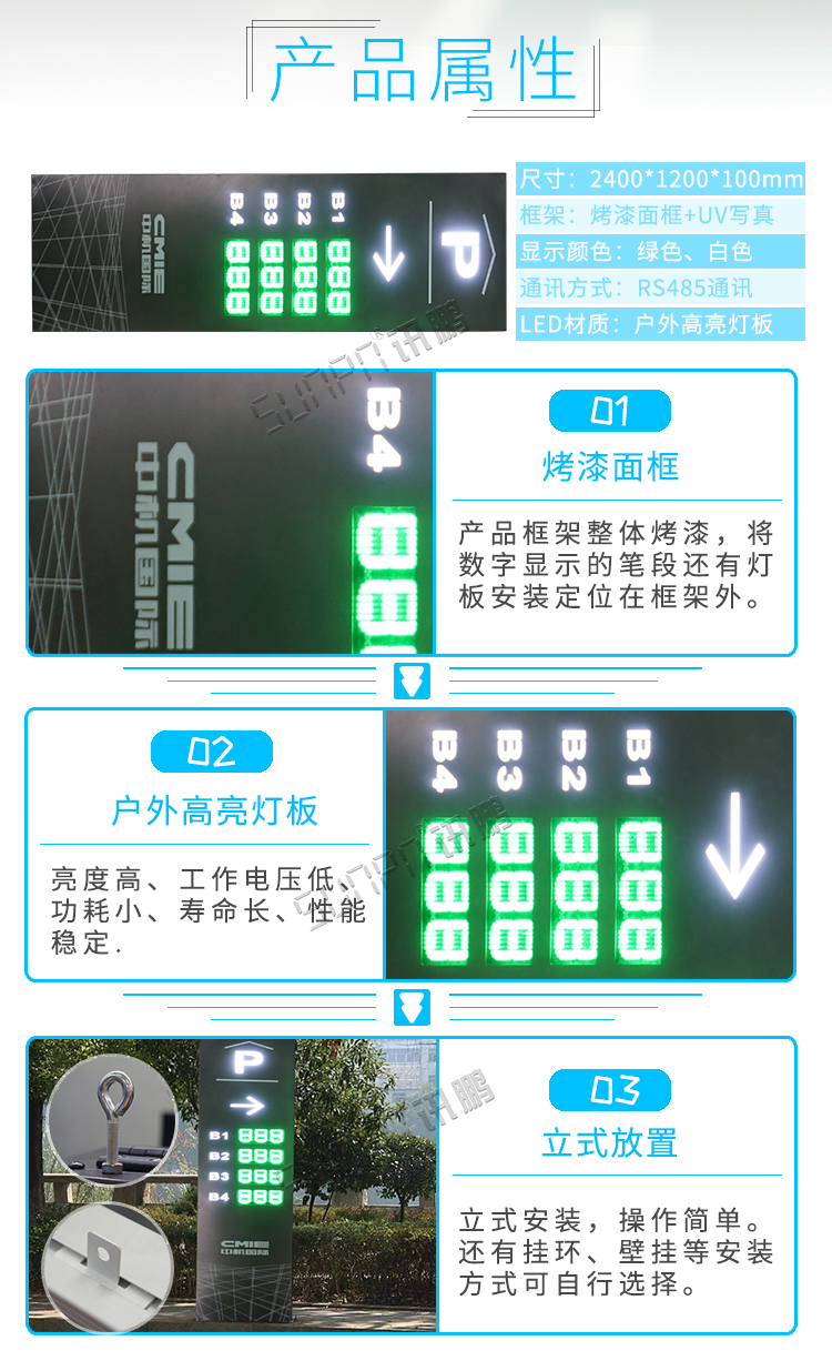 LED剩余車位顯示屏產(chǎn)品屬性 LED剩余車位顯示屏產(chǎn)品屬性
