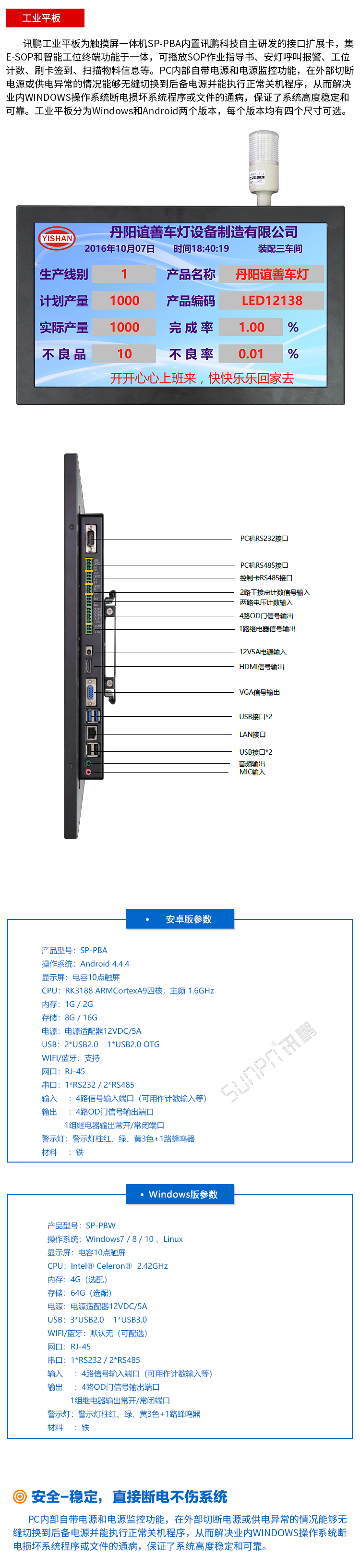 工業平板一體機 工業平板一體機