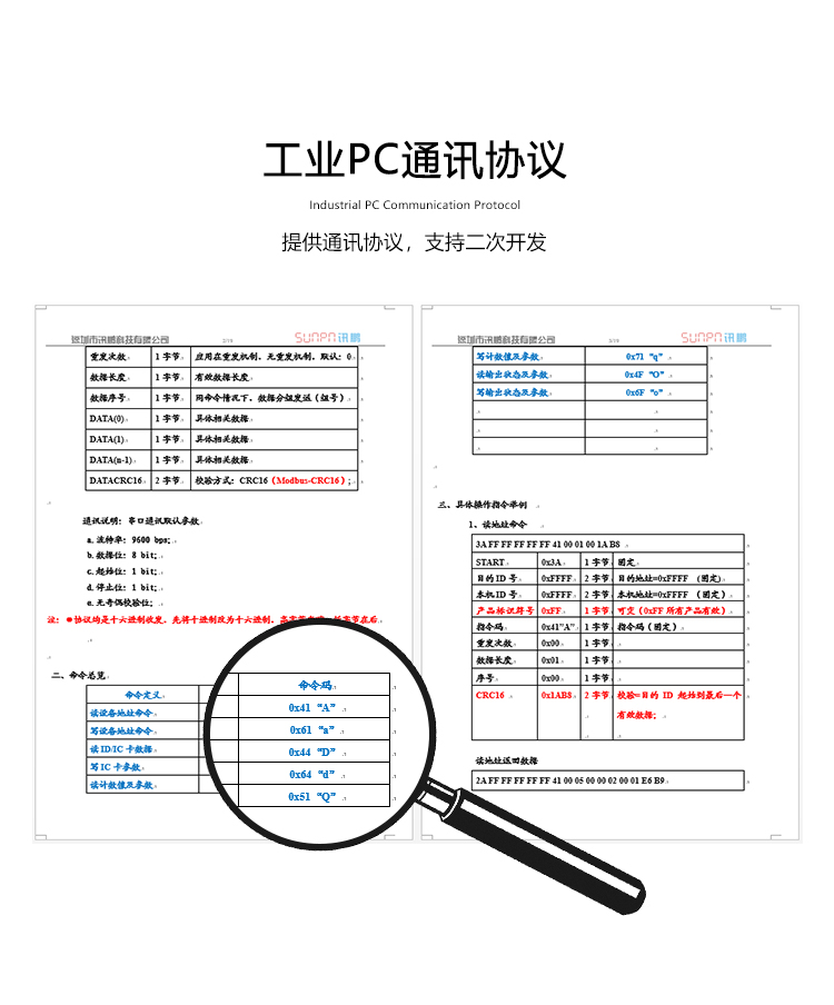 工業一體機通訊協議