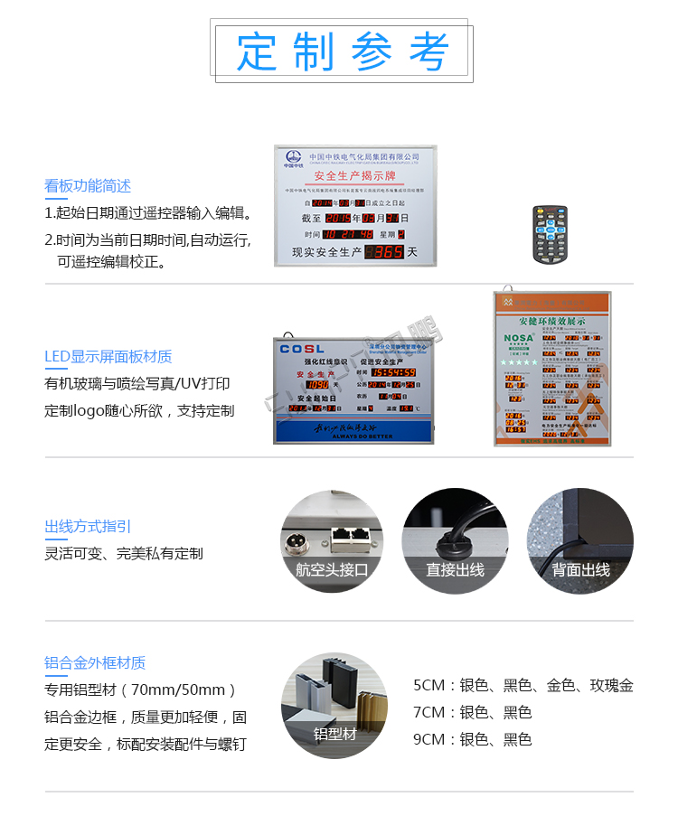 中國中鐵安全生產揭示牌定制指導