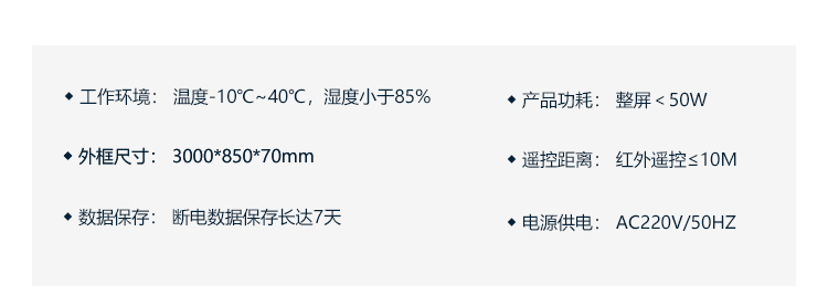 電子看板產品參數 電子看板產品參數