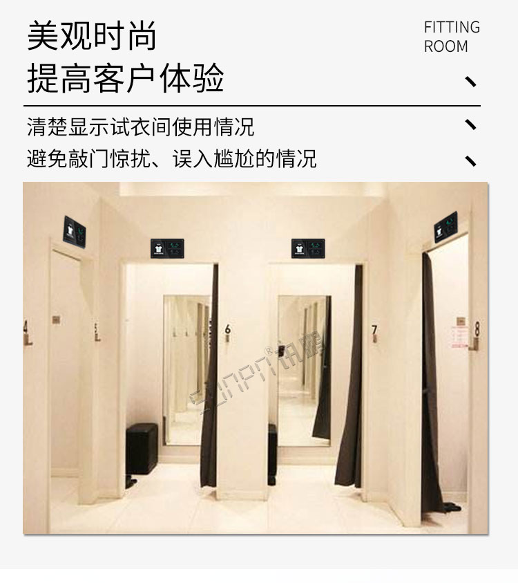 試衣間有人無人顯示牌產品介紹 試衣間有人無人顯示牌產品介紹