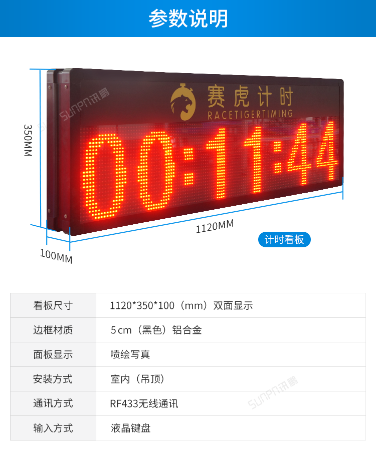 LED計時器參數說明