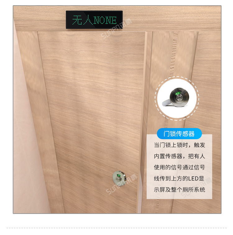 智能公廁-門鎖傳感器 智能公廁-門鎖傳感器