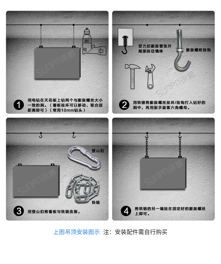 安燈系統(tǒng)看板安裝說明