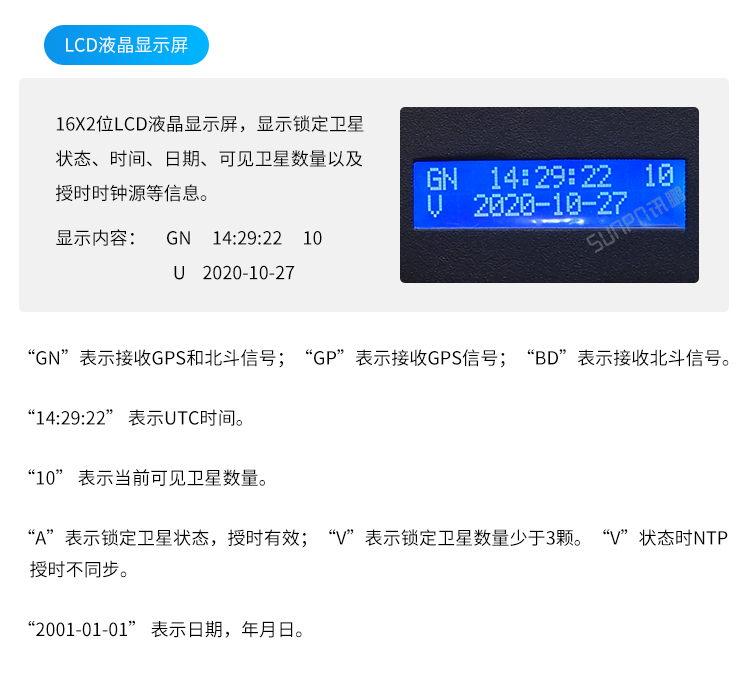 NTP網(wǎng)絡(luò)授時(shí)服務(wù)器-LCD液晶顯示屏