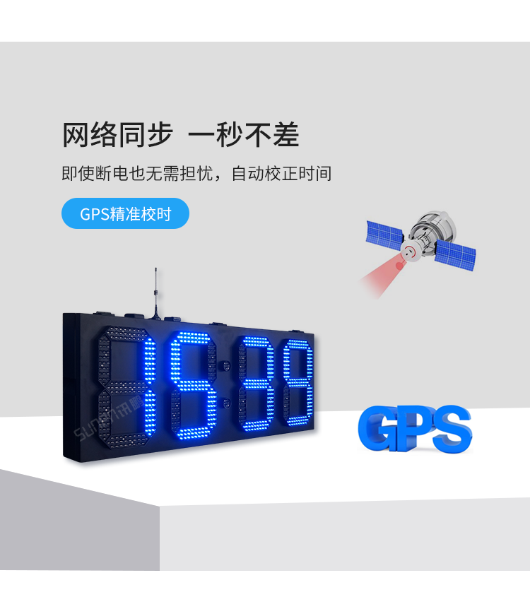 大型LED數(shù)字時(shí)鐘-同步網(wǎng)絡(luò)