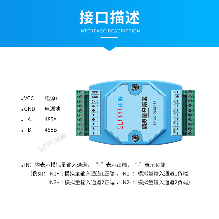 模擬量數據采集器-接口描述