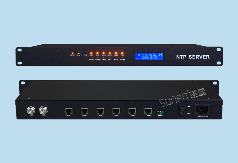 NTP網(wǎng)絡授時服務器_北斗GPS雙模機架式_訊鵬科技