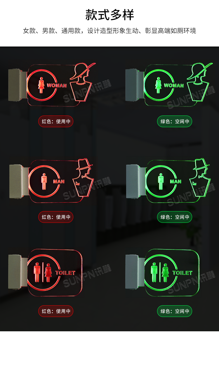 公廁有人無人指示牌-產品介紹