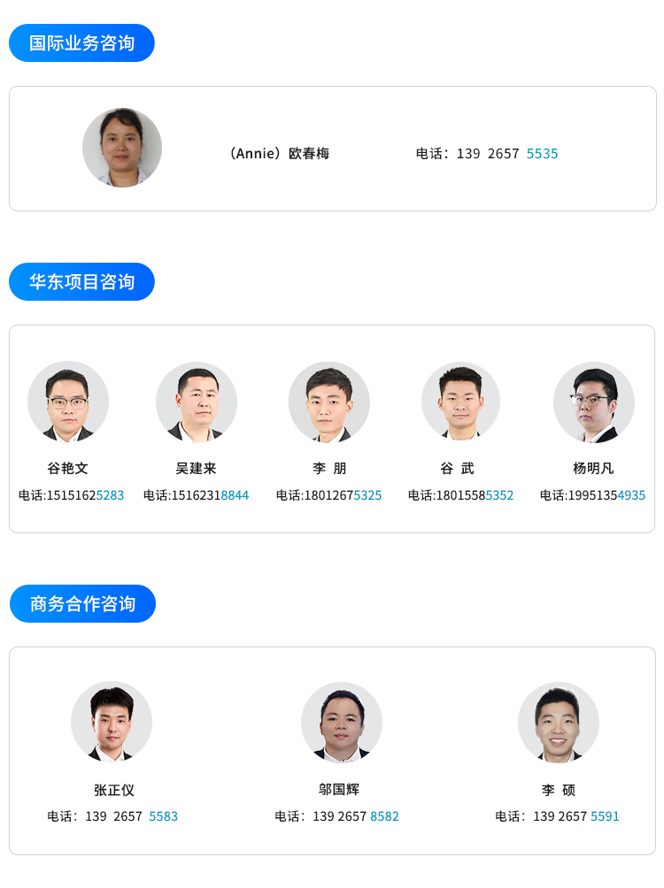 國際、華東項(xiàng)目和商務(wù)合作咨詢