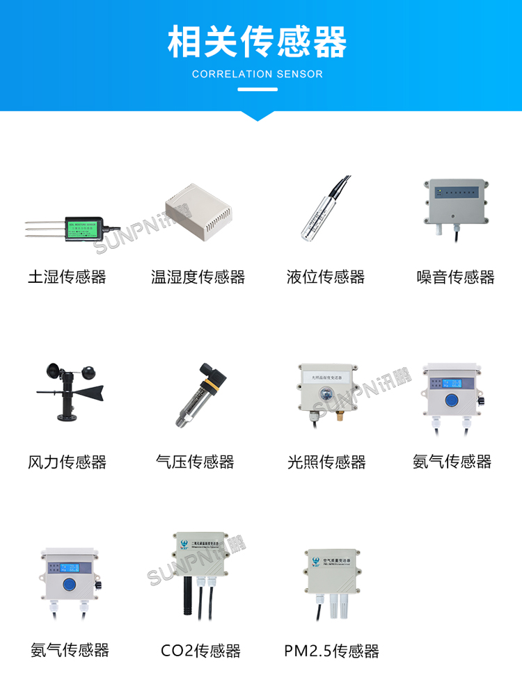訊鵬環(huán)境監(jiān)控管理系統(tǒng)-相關傳感器